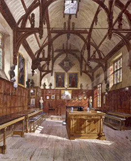Staple Inn hall, London, 1882. Artist: John Crowther
