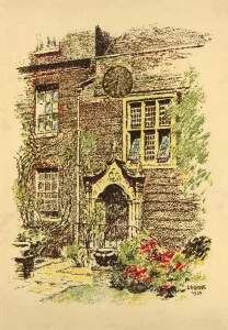 Hayes Prints: Staple Inn, London, 1924. Creator: L A Hayes