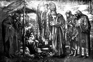 Gift Prints: The Star of Bethlehem - by the late Sir E. Burne-Jones, 1898. Creator: Frederick Hollyer