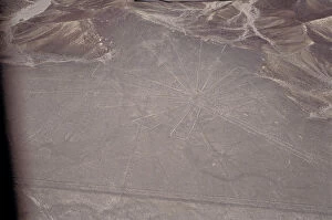 World Heritage Site Gallery: Star Design, Nazca Lines, Ica, Peru, 2015. Creator: Luis Rosendo