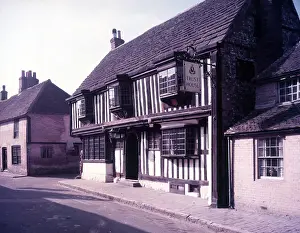Pilgrimage Prints: The Star Inn, Alfriston, Sussex, c1955. Creator: Arthur Charles Kirby Ware