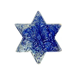 Overglaze Prints: Star Tile with Lotus Flower, ilkhanic dynasty (1256-1353), late 13th or 14th century