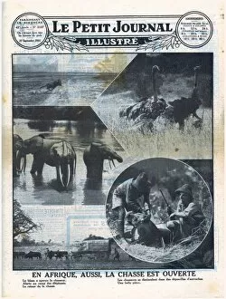 Le Petit Journal Gallery: Start of the African hunting season, 1931. Creator: Unknown