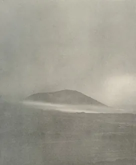Shackleton Prints: The Start of a Blizzard... Drift Coming Round Mount Erebus, c1908, (1909)