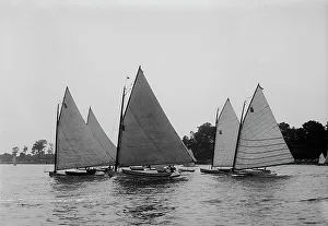 Johnston Js Prints: Start of cabin catboats, I.H. Reg. 1898 July 30. Creator: Johns Johnston
