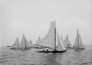 Johnston Js Prints: Start of half-raters, 1899 June 22. Creator: Johns Johnston