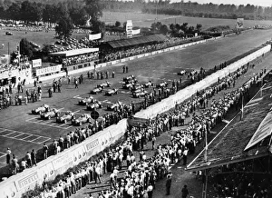 Anxiety Prints: Start of the Italian Grand Prix, Monza, early 1950s