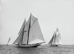 Johnston Js Prints: At start, Larchmont, 1895 June 15. Creator: Johns Johnston