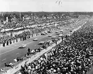 Start Prints: Start of the Le Mans 24 Hour race, France, 1965