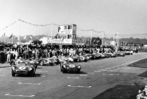 Number Prints: Start of the RAC Tourist Trophy race, Goodwood, Sussex, 1958. Creator: Unknown
