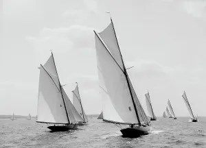 Johnston Js Prints: Start, S.C. Regatta, 1897 June 20. Creator: Johns Johnston