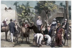 Starting for the Pyramids, 1874. Artist: Bromley
