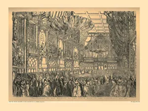 Discriptive Account Of The Guildhall Prints: State Ball at the Guildhall, 1851, (1886)