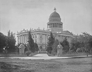 Cn Greig And Prints: State Capitol, Sacramento, California, c1897. Creator: Unknown