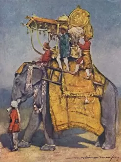 A State Elephant in all its Trappings, 1903. Artist: Mortimer L Menpes