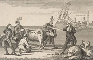 Horns Prints: State of the English Nation, ca. 1780. ca. 1780. Creator: Anon