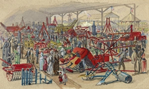 Funfair Prints: State Fair, 1895-1900. Creator: Otto Stark