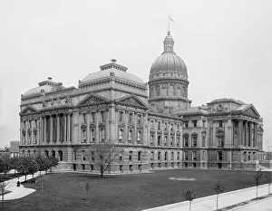 State Capitol Prints: State House, Indianapolis, Ind. between 1900 and 1906. Creator: Unknown
