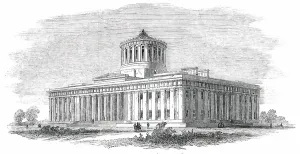 Capitol Prints: The State-House, Ohio, 1850. Creator: Unknown