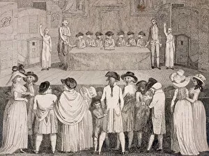 Lottery Collection: State Lottery at Guildhall, London, c1790