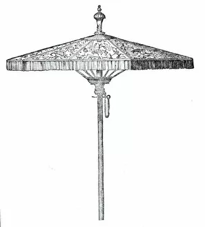 Moroccan Gallery: The State Parasol, 1844. Creator: Unknown