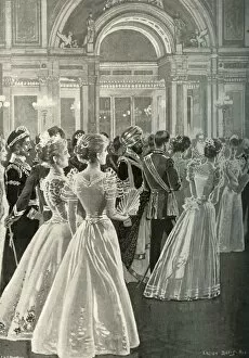 Buckingham Palace Gallery: The State Reception at Buckingham Palace: Entrance of the Prince and Princess of Wales, (c1897)
