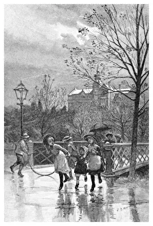 Hoop Prints: State School, Sandhurst, Australia, 1886