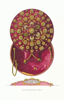 Crown Jewels Gallery: The State shield. From the Antiquities of the Russian State, 1849-1853