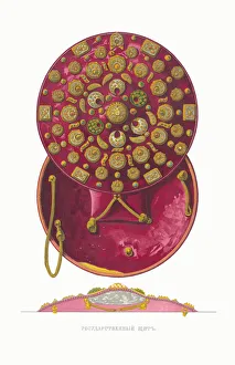 Crown Jewels Gallery: The State shield. From the Antiquities of the Russian State, 1849-1853