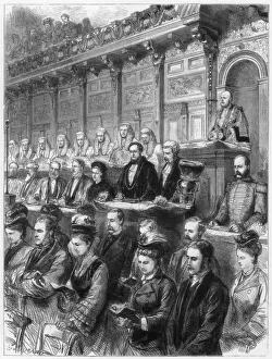 State Occasion Prints: State visit of the judges to St Pauls Cathedral, 1875