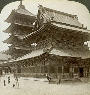 Kinki Prints: Stately splendour of the Shitenno-ji Temple
