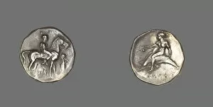 Stater (Coin) Depicting a Horseman, probably 380-345 BCE. Creator: Unknown
