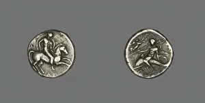 Stater (Coin) Depicting Horseman, 272-235 BCE. Creator: Unknown