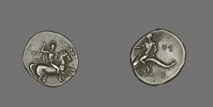 Stater (Coin) Depicting a Horseman, 334-302 BCE. Creator: Unknown
