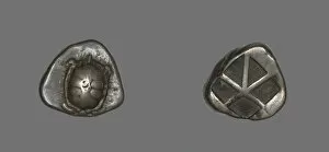 Stater Collection: Stater (Coin) Depicting a Land Tortoise, 404-350 BCE. Creator: Unknown