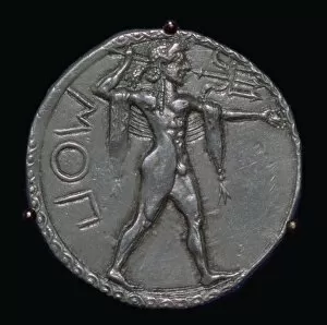 Cyclades Gallery: Stater of Poseidonia, 5th century BC