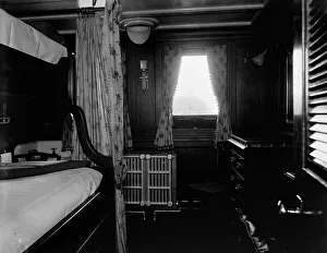 Freighter Prints: Stateroom B, S.S. J.H. Sheadle, between 1906 and 1910. Creator: Unknown