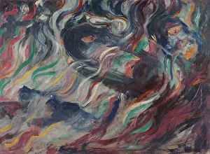 1911 Prints: Stati d'animo I - Gli addii, 1911. Creator: Boccioni; Umberto (1882-1916)