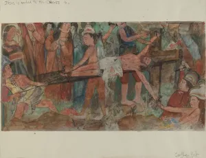 Pain Prints: Station of the Cross No. 11: Jesus is Nailed to the Cross, c. 1936