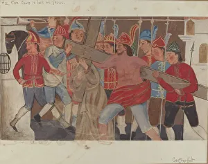 Station of the Cross No. 2: The Cross is Laid on Jesus, c. 1936