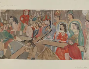 Station of the Cross No. 9: Jesus Falls the Third Time, c. 1936