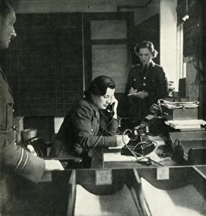 A Station Intelligence Room, c1943. Creator: Cecil Beaton