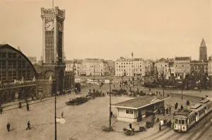 Ostende Prints: Station Place, c1928