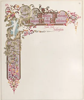 Embossed Prints: Stationery for Engraving, Embossing and Ornamental Printing Establishment