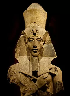 Amenhotep Iv Collection: Statue of Akhenaten