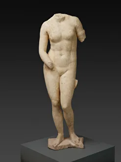 Aphrodite Gallery: Statue of the Aphrodite of Knidos, 2nd century. Creator: Unknown