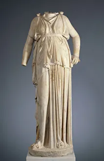 Peplos Prints: Statue of Artemis (Colonna type), 1st century A.D. Creator: Unknown