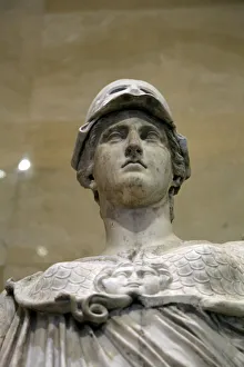 Statue of Athena, Goddess of Wisdom and Just War, and patroness of crafts, 2nd century