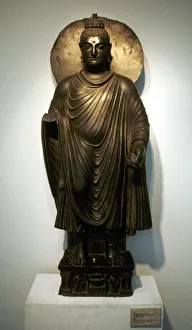 Statue of the Buddha, from Garvara, India, 2nd century Statue of the Buddha, from Garvara, India, 2nd century
