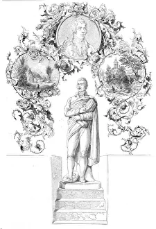 Bard Of Ayrshire Gallery: Statue of Burns, by Flaxman, 1844. Creator: Unknown